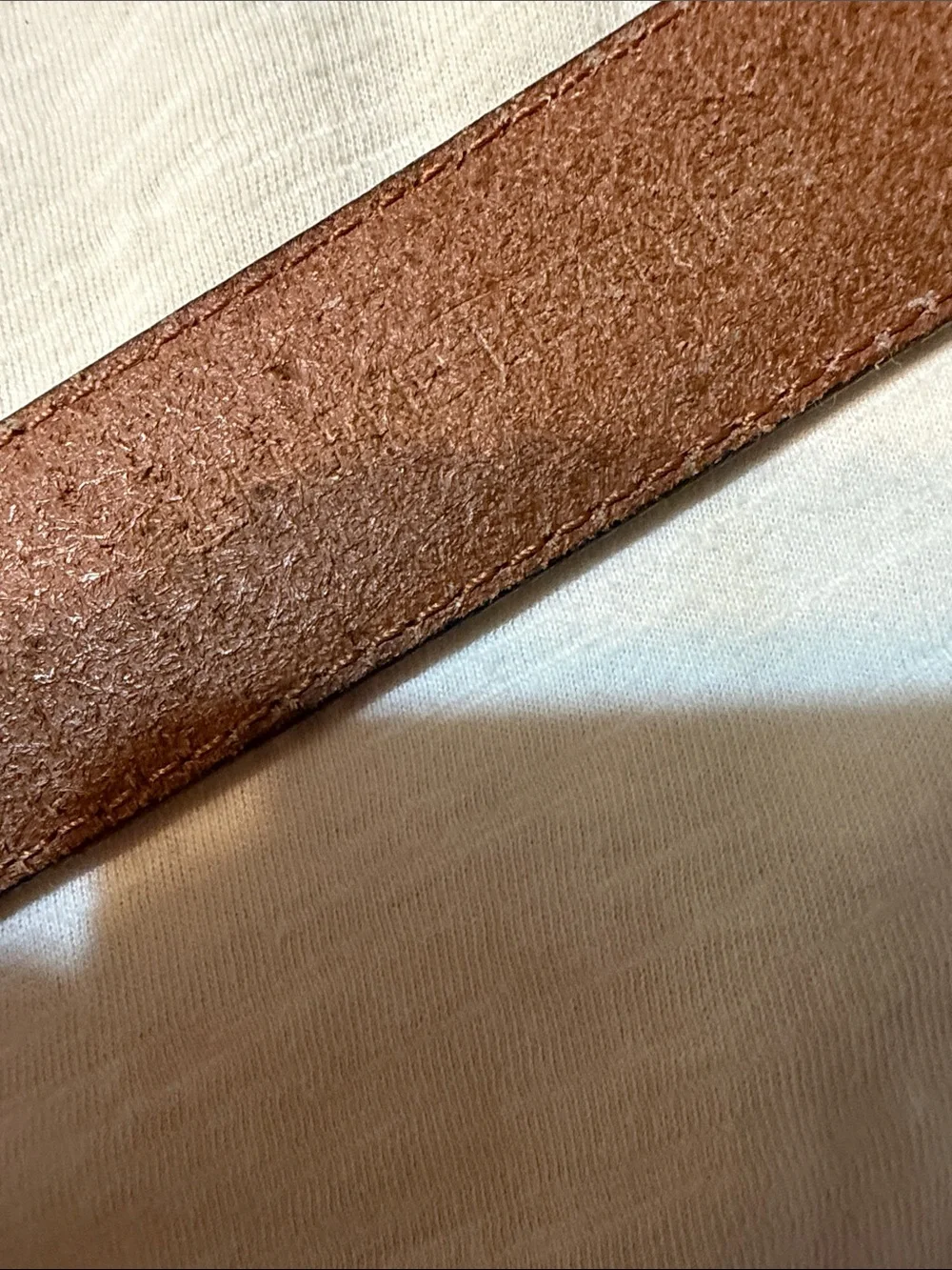 Belt - Leather - 1” wide x 40” to 44” brown - good condition